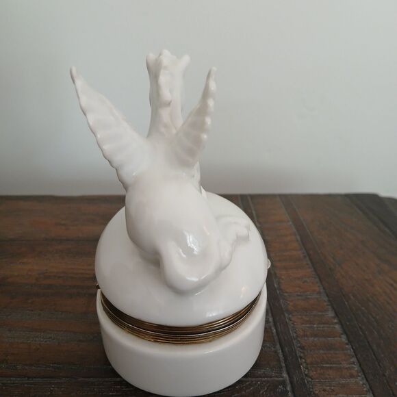 Taj Importing Co. San Francisco Music Trinket Box Pegasus Plays Impossible Dream - Picture 4 of 10